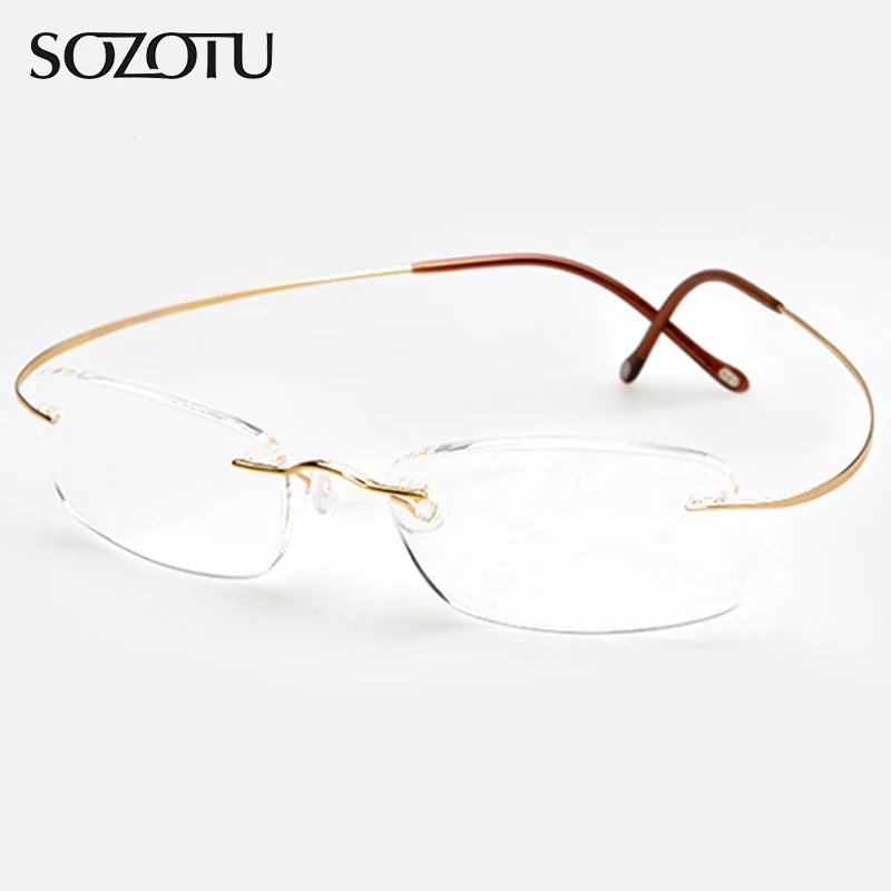 

Pure Titanium Frame Magnetic Reading Glasses Men Women Diopter Presbyopic Elderly Eyeglasses +1.0+1.5+2.0+2.5+3.0+3.5+4.0 YQ058