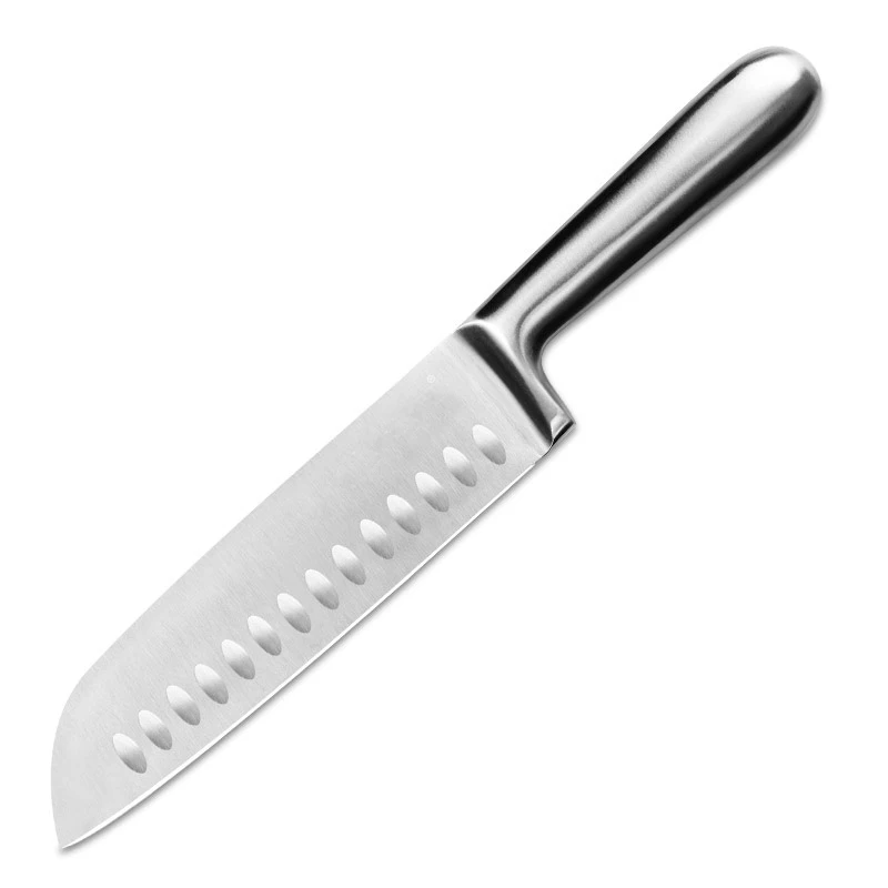 Полный Тан Santoku растительные фруктов мяса рыбы сравнить Ножи шеф-повар ломтик