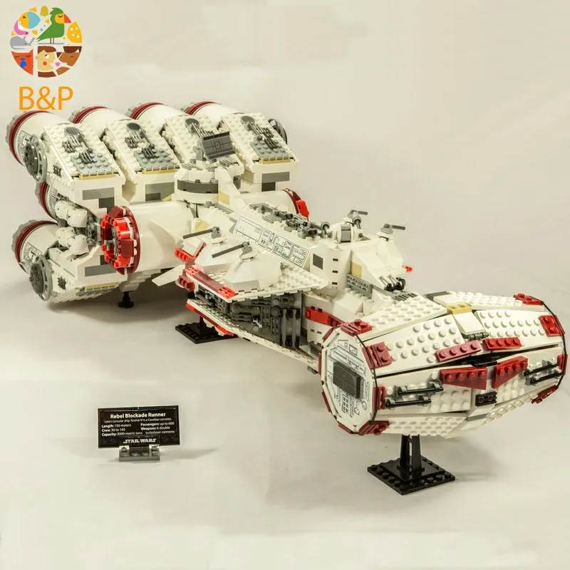 

IN STOCK 05046 1788pcs Star series Wars UCS Tantive IV MOD 1001 Building Block Bricks Toys for child Compatible Kits Gift