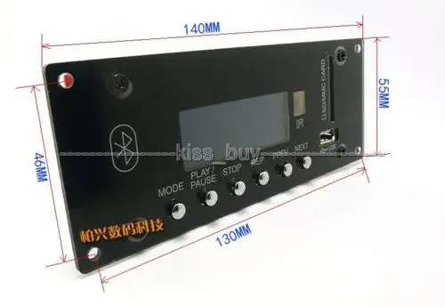 Цифровой Bluetooth аудио приемник APE/FLAC/WAV/MP3/WMA декодер доска с помощью приложения на