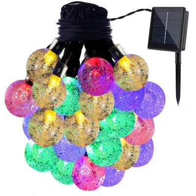 

KWB LED Solar String Lights 7M 50 Balls LED Crystal Ball Waterproof Outdoor String Lights
