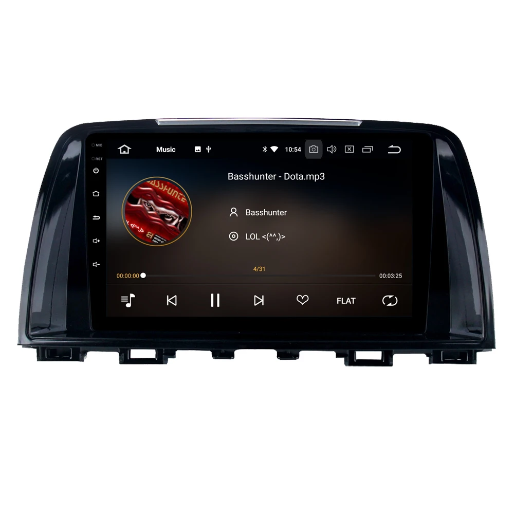 Excellent RoverOne For Mazda 6 Atenza 2013 2014 Android 9.0 Auto Car Radio Stereo GPS Navigation Navi Media Multimedia System PhoneLink 4