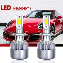 2pcs H7 60W 1000LM 6000K белые лампы для фар дальнего/ближнего света HID Ксеноновые лампы для автомобильных фар