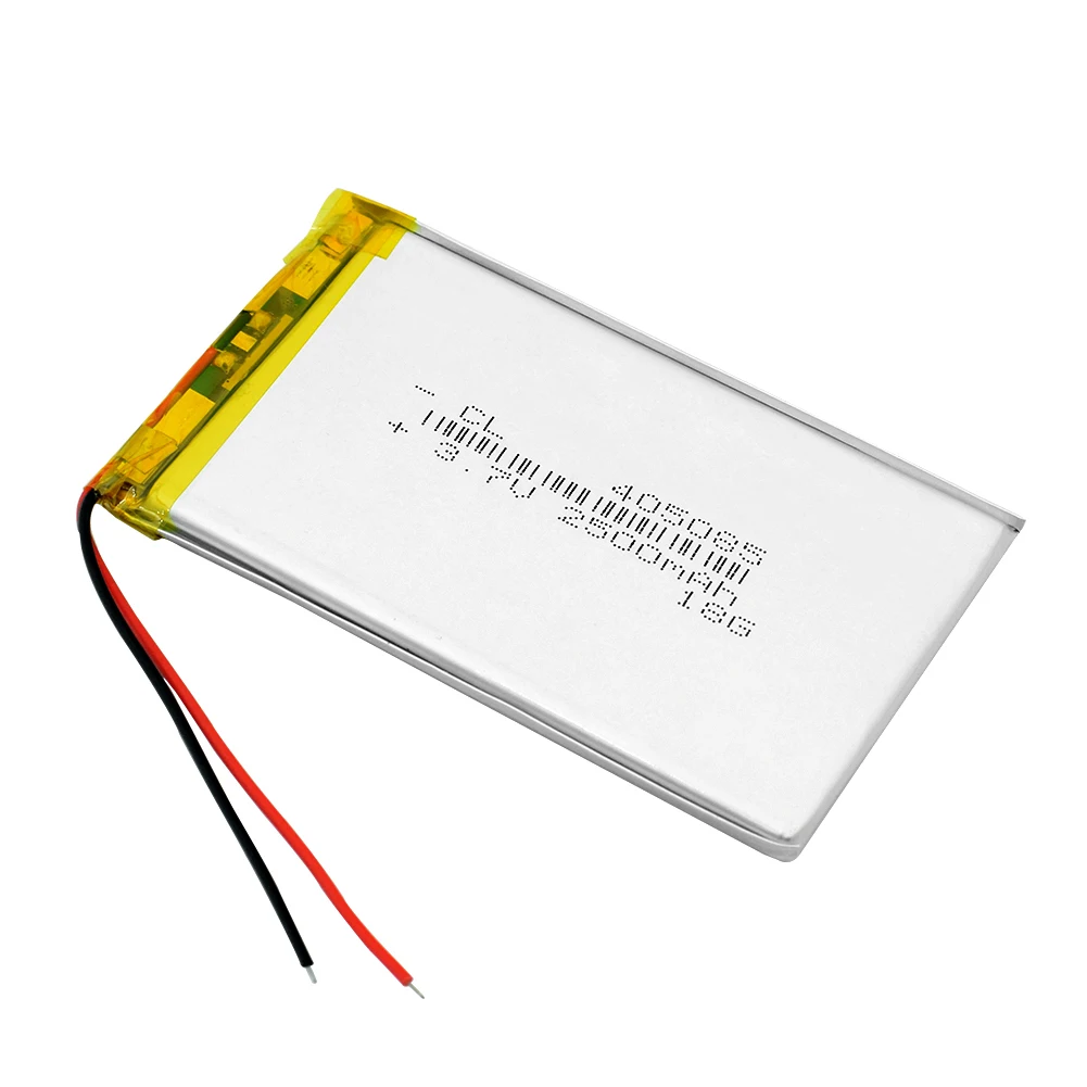 Размер 405085 3,7 v 2500mAh литий-ионная Lipo ячейка литий-полимерная аккумуляторная батарея для мобильного автомобиля dvr камера мобильный