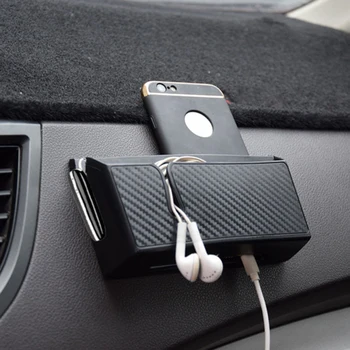 

1x Multifunctional Car Auto Accessories In-Car Pocket Organizer Storage Box Phone Holder Black Tidying Car Auto Accessories