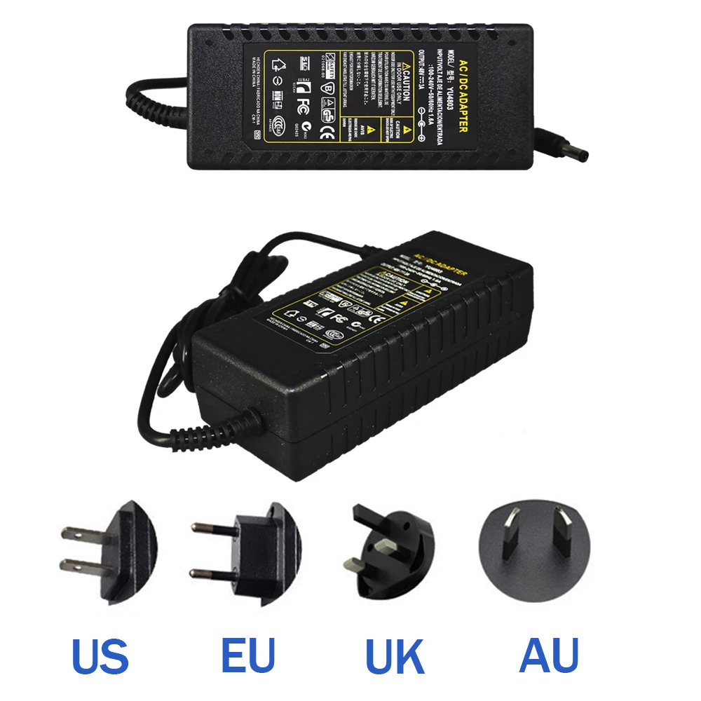 SUCAM AC 100 V-240 V 50/60 Гц постоянного тока 48В 3A Питание адаптер Зарядное устройство для коммутатор питания через Ethernet POE NVR для оборудования видеонаблюдения