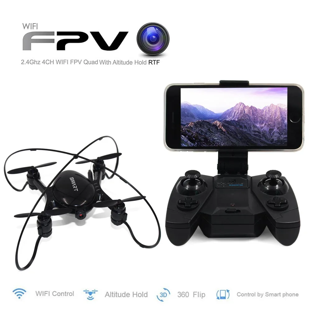 Мини Drone с HD Камера Wi Fi FPV системы Quadcopter Дрон Quad вертолет дрони Дистанционное