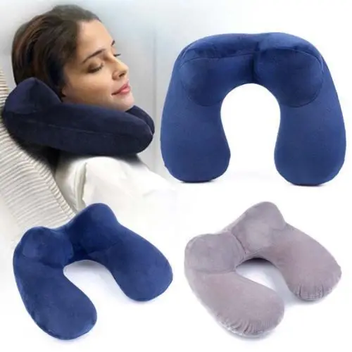 

Portable U Shape Inflatable Daydreamer Neck Head Rest Pillow Travel Pillow US