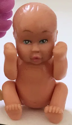 США милый мини ребенок в моем кармане игрушка, фигурка куклы кукла DIY Украшение подарок - Цвет: bigger baby
