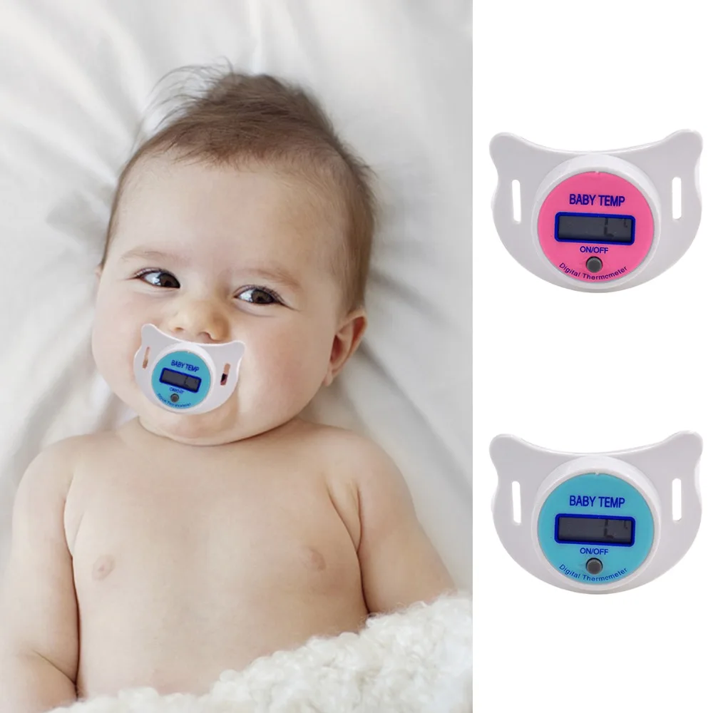 Baby Nipple Thermometer Medical Silicone Pacifier LCD Digital Children's Thermometer Health