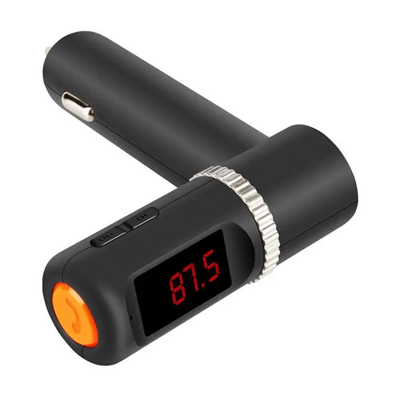 

Car Bluetooth Handsfree Car Kit with FM Transmitter / USB Charging Port (Black)