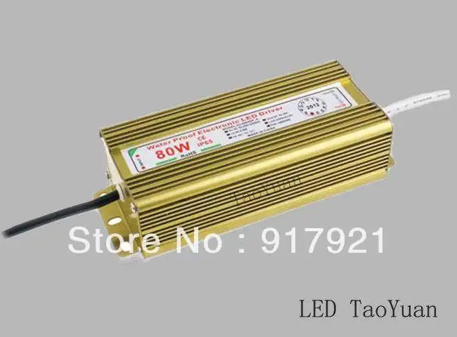 

LED Driver 80W (Waterproof)  80W Spotlights, floodlights IP66+Free shipping-TY-2808DF-A