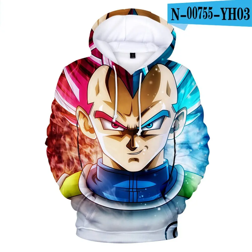 kids New Dragon Ball 3D Hoodies childen Fashion Anime Sweatshirts Autumn Winter high quality Hoodie Boys/girls Pullovers Coats - Color: color at picture