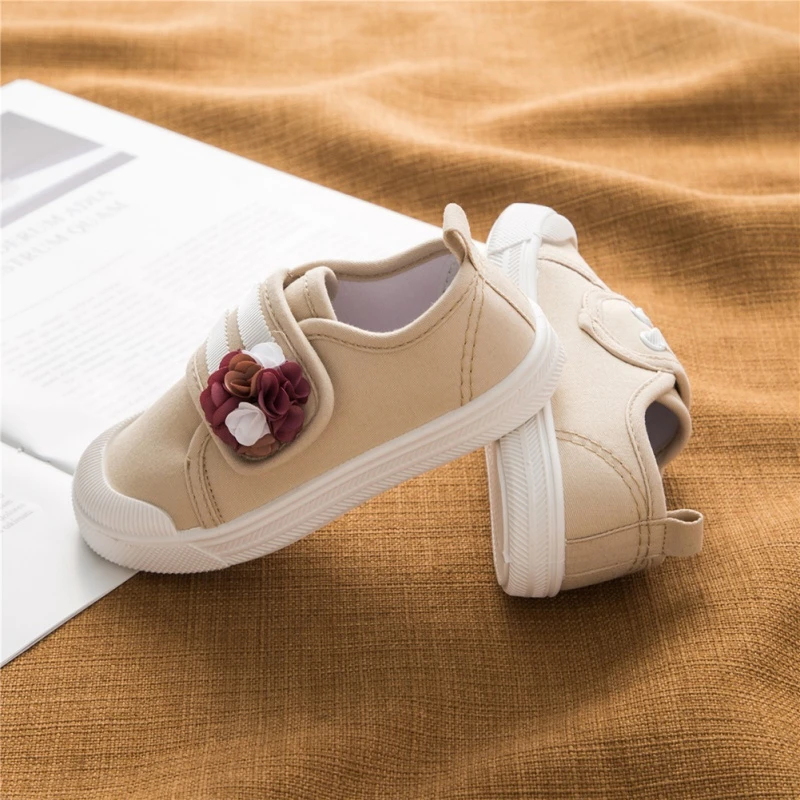 Детские холщовые ботиночки для новорожденных мальчиков и девочек, первые ходунки для детей, детские мягкие Нескользящие теннисные ботинки 2,5-5 лет