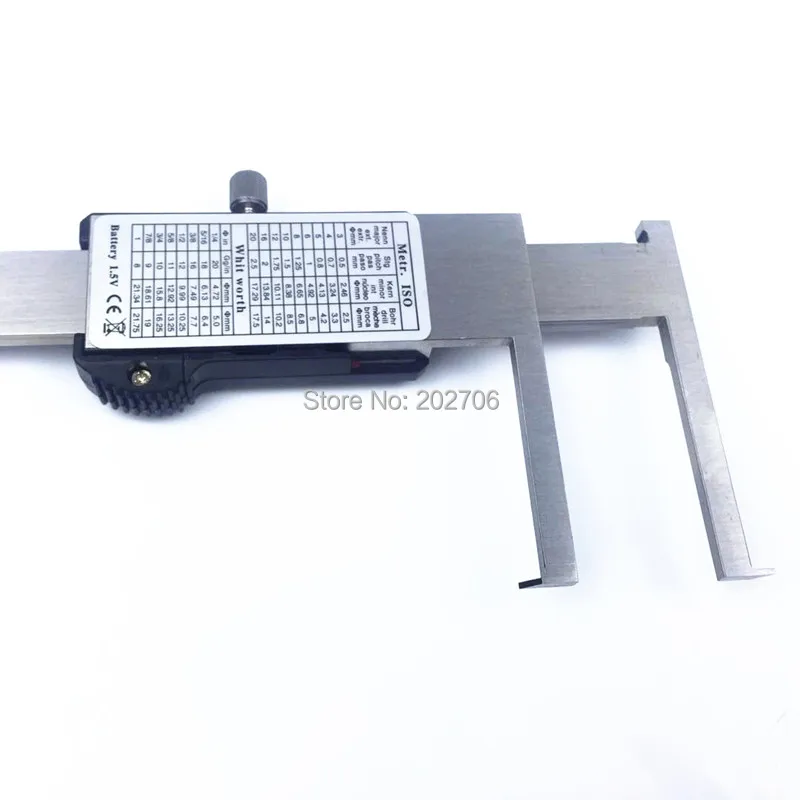 10-150 мм внутренний цифровой штангенциркуль для измерения пазов с краем ножа внутренний измерительный прибор внутренний цифровой штангенциркуль