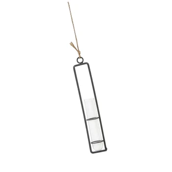 

Glass Wall Flower Hanging Vase Planter Tube Container Pot Transparent Hot Sale Durable Convenient High Quality