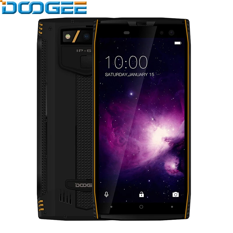 

DOOGEE S50 IP68 Waterproof Smartphone 5180mAh 5.7 Inch Display MTK6763T Octa Core 6GB 64GB 16.0MP Quad Cameras Mobile Phone