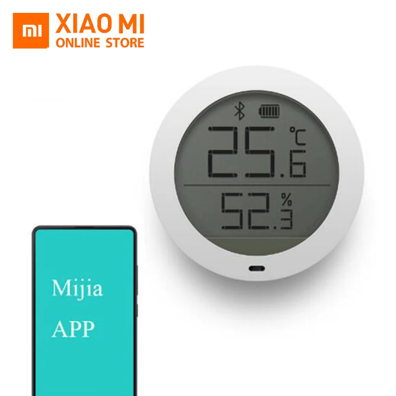 

Original Xiaomi LCD Screen Digital Thermometer Mijia Bluetooth Temperature Smart Humidity Sensor Moisture Meter Mi Home APP