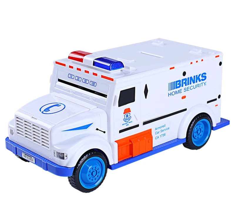 Hot Sale Creative Toy Car Piggy Bank Cartoon Electric Music Money Box Home Decor Coin Jar Favor Craft Gift For Kids | Дом и сад
