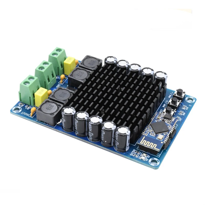 TDA7498 CSR8635 4.1 Bluetooth Class D audio amplifier board Dual Channel 2*100W power supply DC12-24V TDA7498 CSR8635 4.1 Bluetooth Class D audio amplifier board Dual Channel 2*100W power supply DC12-24V