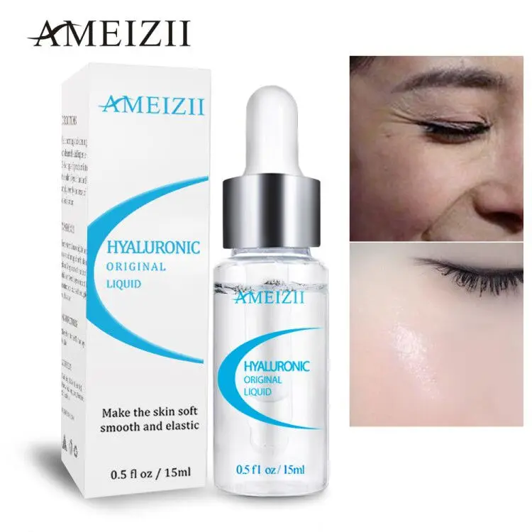 

Ameizii Pure Hyaluronic Acid Serum Moisturizing Collagen Skin Repair Essence Whitening Anti Wrinkle Face Cream Acne Treatment
