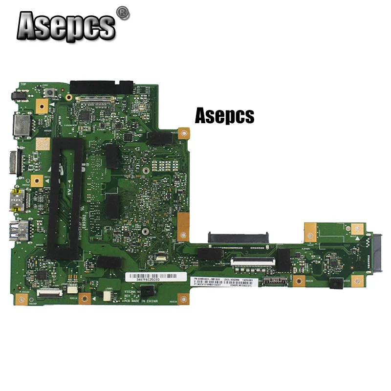 Asepcs X553MA материнская плата для ноутбука ASUS X553MA X553M A553MA D553M F553MA K553M Тесты оригинальная материнская плата N2830/N2840 2-ядерный Процессор