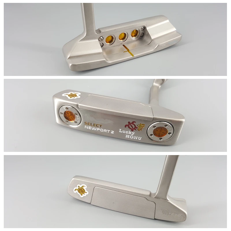 

Transparent orange Turtle Golf Putter Clubs Edition 33/34/35inch Grip Optional Colour With Head Cover