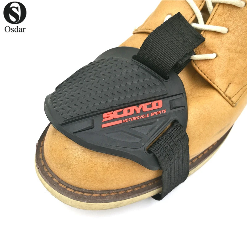 Protective Shift Pad Motorcycle Gear Wear-resisting Rubber Shoes Scuff Mark Protector Boots Cover Shifter Guards