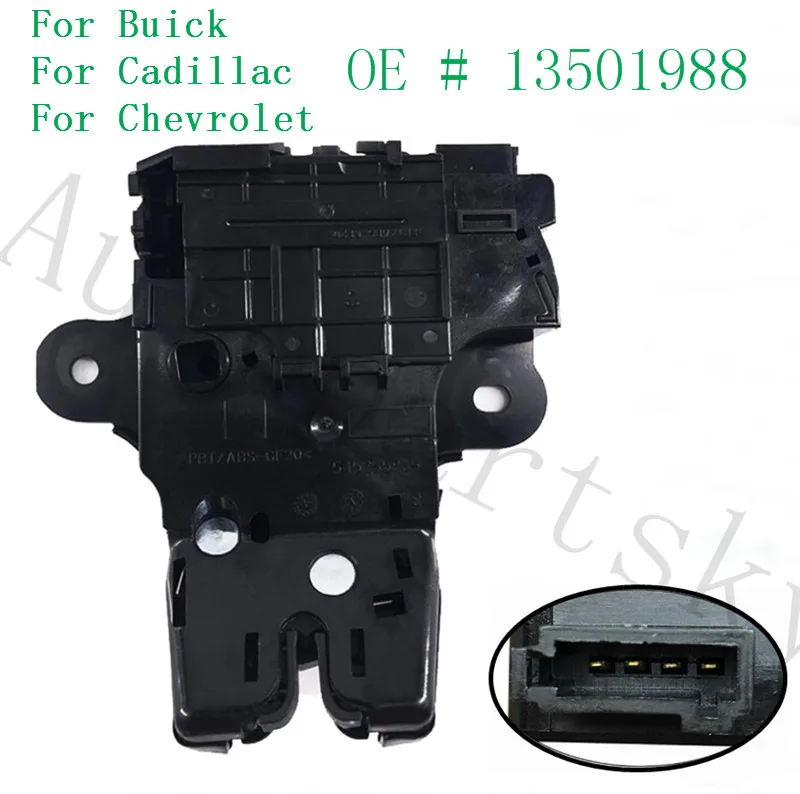 Trunk Lid Lock Actuator With Latch For Buick Cascada Cadillac Chevrolet Impala