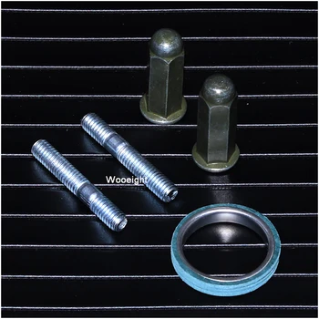 

Wooeight 5Pcs/Set With Metal Exhaust Studs Nuts Gasket Set For GY6 50cc 125cc 150cc QMB139 most Chinese Motor Scooter