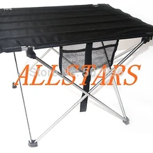 Ультра-легкий алюминиевый сплав Портативный складной стол для кемпинга Открытый Пикник