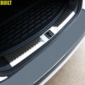 

For Ford Escape Kuga 2013 2014 2015 2016 Inner Rear Trunk Threshold Panel Cover Bumper Protector Boot Deck Cargo Sill Plate Trim