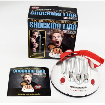 

Polygraph Funny Adjustable Adult Polygraph Test Electric Shock Lie Detector Shocking Liar truth or Dare Game consoles