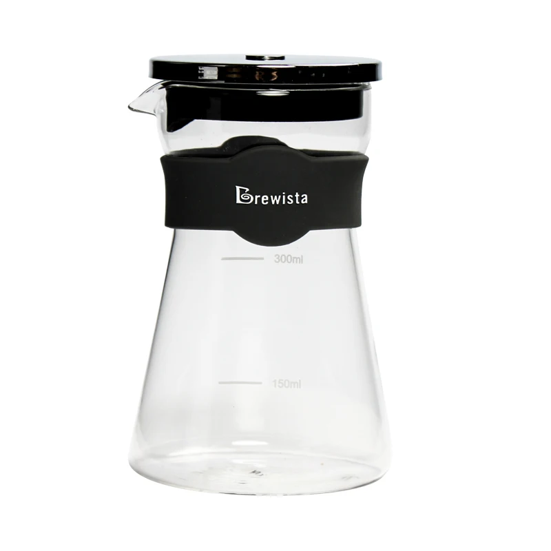 1-2 чашки V60 фильтры для кофе Brewista coffee dripper - Цвет: coffee server white