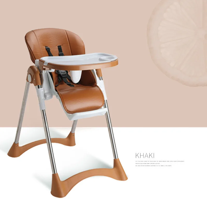 

Fashion Children Dining Chair Multi-function Baby Folding Chair Adjustable BB Eating Chair Portable Dining Table and Seat Stool