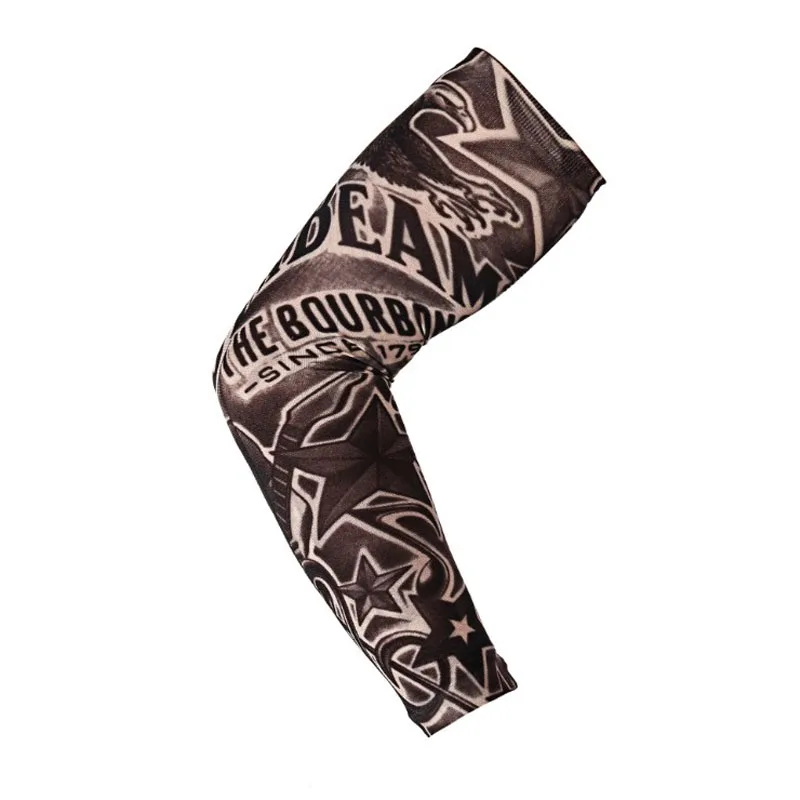 

New Fashion Tattoo Sleeves Arm Warmers Unisex Oversleeve UV Protection Outdoor Temporary Fake Tattoo Arm Sleeve Garments