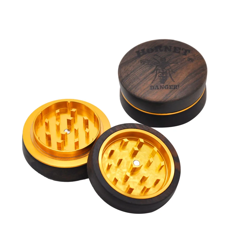 

Premium Rosewood Handmade Tobacco Grinder 60 MM 2 Layers Herb Grinder Aluminum Sharp Diamond Teeth Spice Grinder Crusher