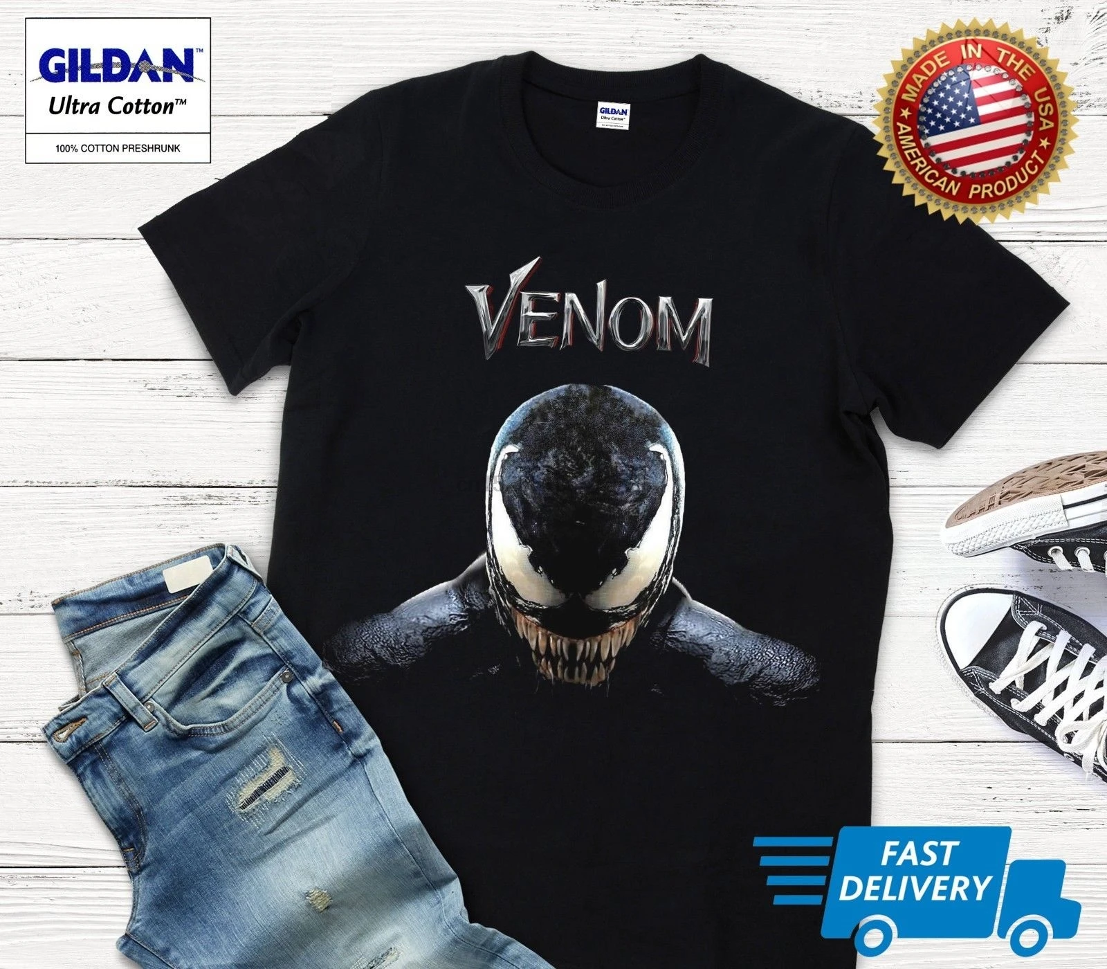 

NEW! Venom Style V3 T shirt Limited Edition Size Cartoon t shirt men Unisex New Fashion tshirt free shipping funny tops