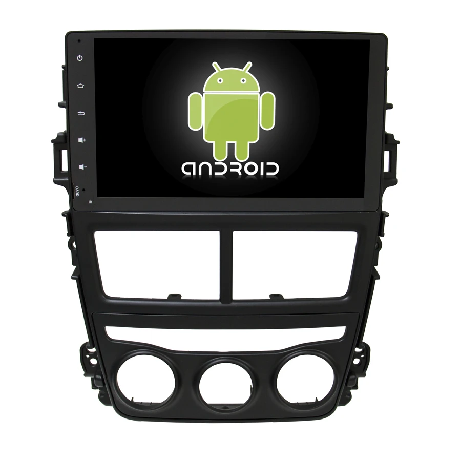 Sale Navirider Android 8.1.0 octa core car dvd player for toyota Vios Yaris 2018 gps+glosnass multimedia headUnit stereo autoradio 1
