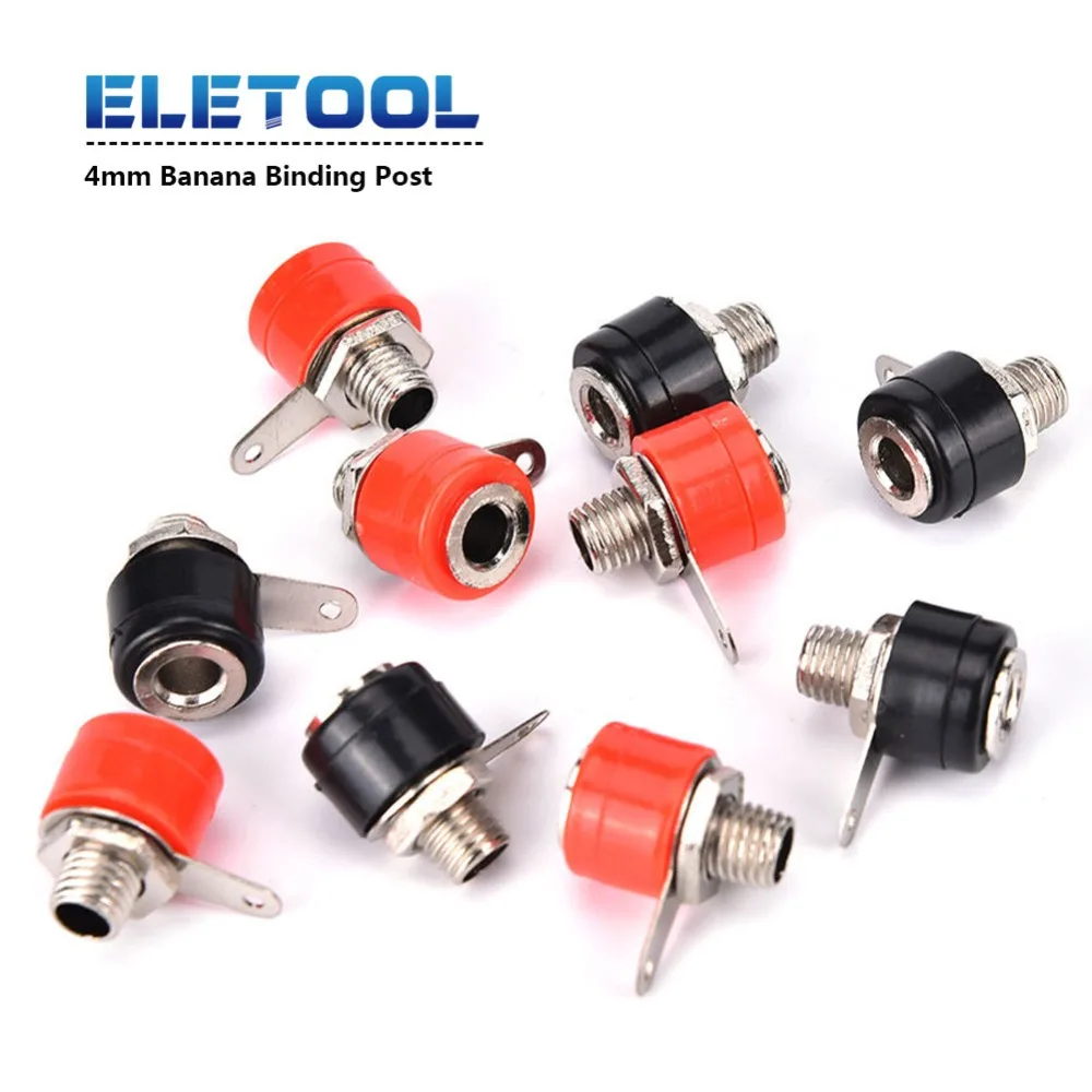 

1/5pcs 4mm banana binding post 4mm banana socket Free shipping XF30
