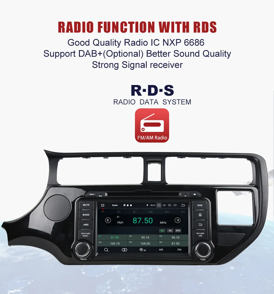 Best KANOR 4G RAM 8 Core Android 8.0 Car Multimedia Player for KIA Rio K3 2011 2012 2din Car Radio GPS Multimedia Autoradio 2