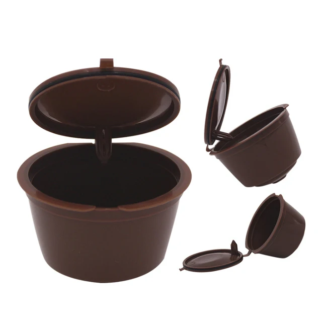 Best Offers 2 Filter Cup+1 Spoon Use 150times Gusto Coffee Capsule Plastic Capsule Refillable Reusable Compatible With Famous Brand Machine