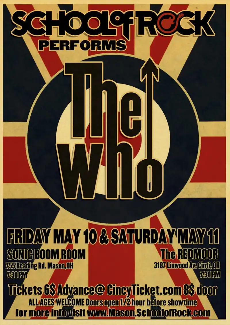 The who rock band music posters Home Wall Decoration Kraft Paper poster