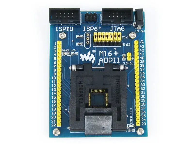 

Parts M16+ ADPII ATmega16 ATmega32 TQFP44 AVR Program Programming Adapter Test Socket Freeshipping