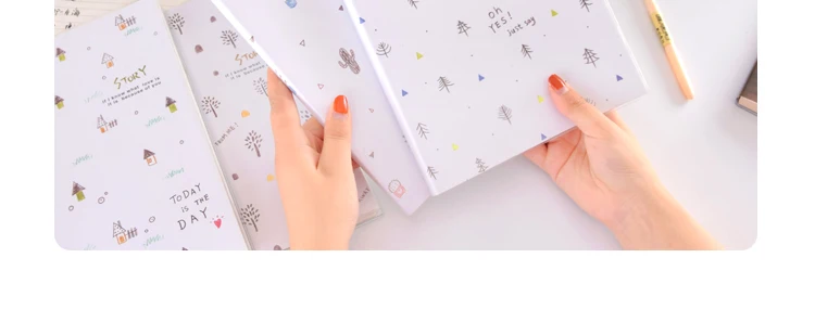 MIRUI тетрадь Канцелярские книги небольшой свежий студентов колледжа утолщение корейский творческий простой заметки день резиновые рукава