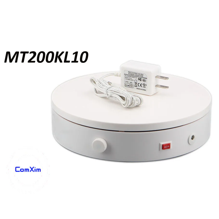 

T200KL10F 360 Product Photography Turntable ,360 Jewelry Videos OR Product Display with heavy load 10KGS US Plug