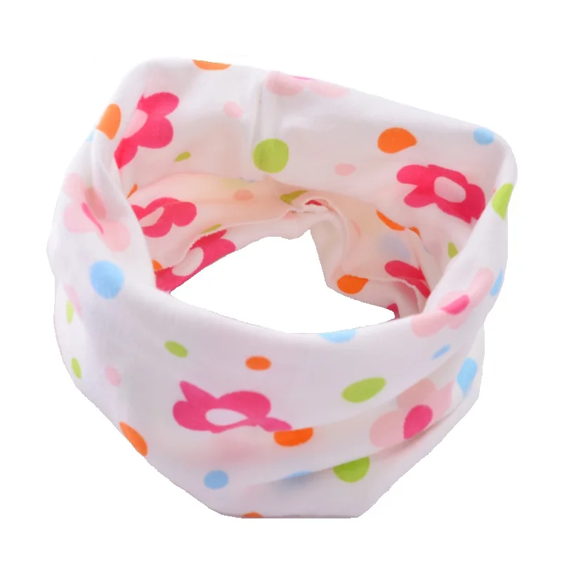 1 PC 100% Cotton Baby Scarf 20*40cm Spring Autumn Children Scarves Neck Collars Boys Girls Kids O Ring Scarf Baby Winter Scarf