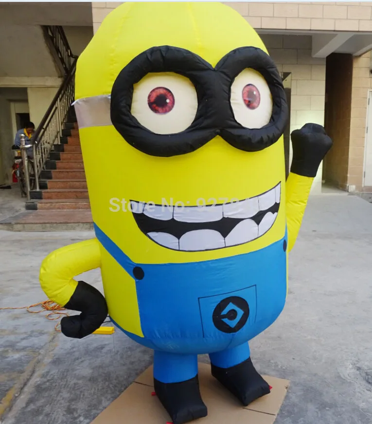 

2m Inflatable Advertising Figure Of Despicable Me Balloon With Blower