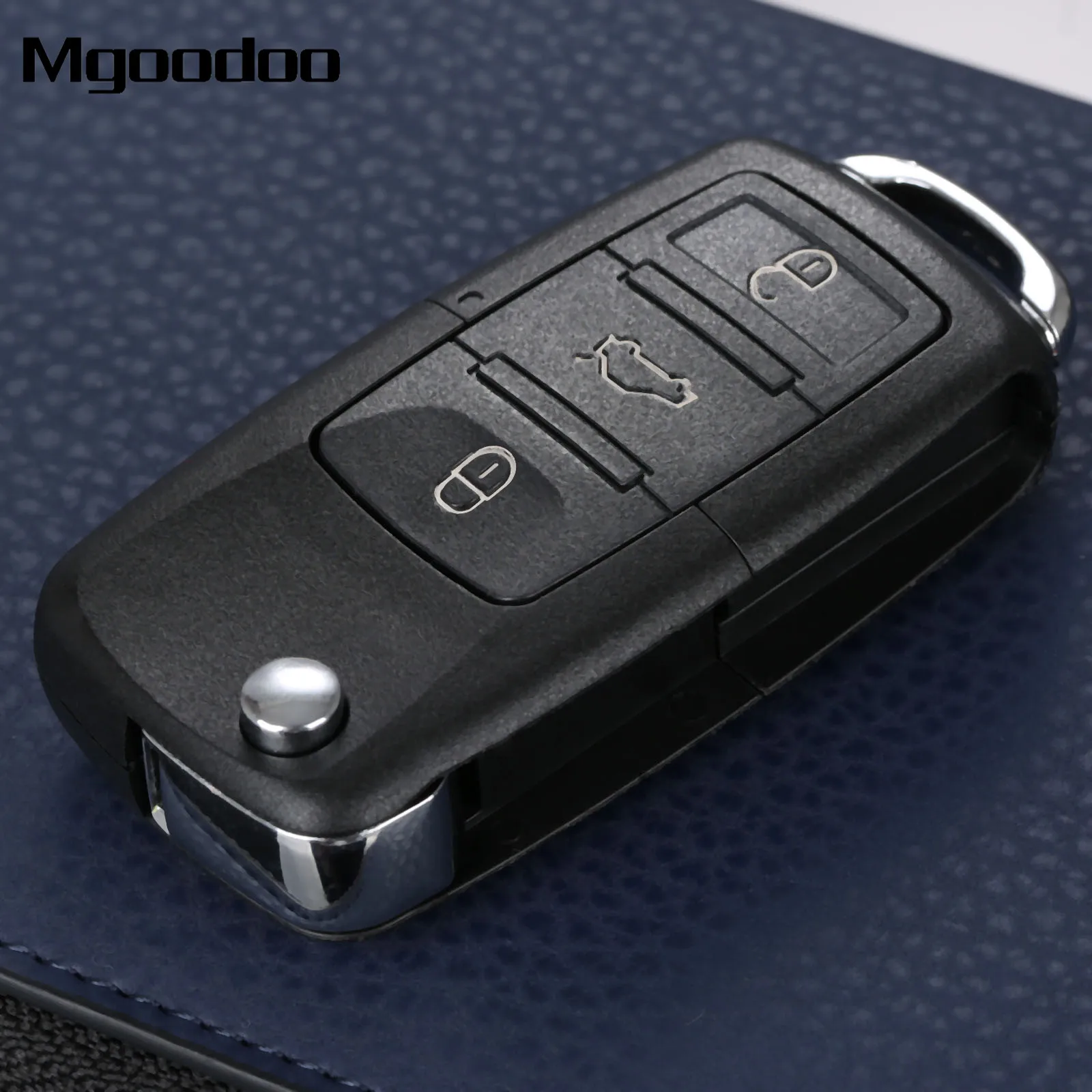 Mgoodoo 3 кнопки Замена Флип складной пульт дистанционного ключа автомобиля чехол Брелок для Volkswagen Golf Beetle ключ чехол 2010 2011