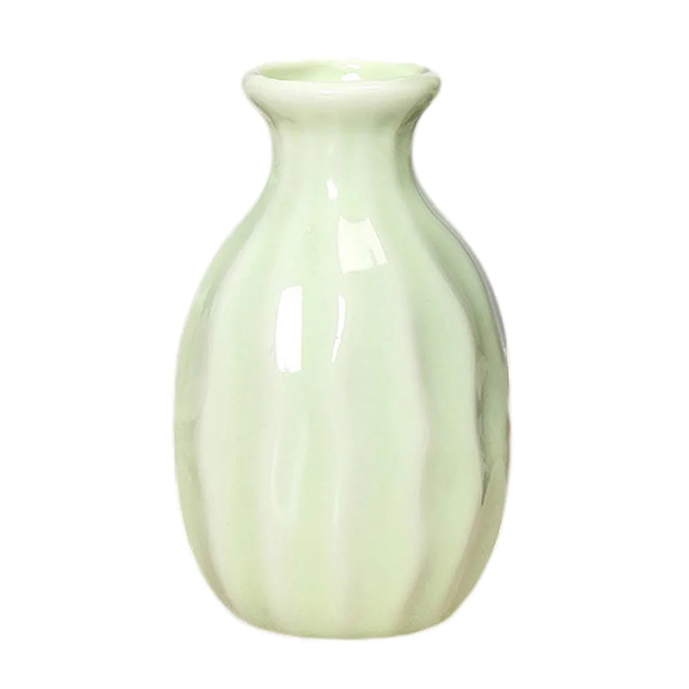 Европейский профиль, короткая матовая фарфоровая ваза, модная керамическая Алмазная керамическая ваза для цветов, для кабинета, прихожей, дома, свадебного украшения